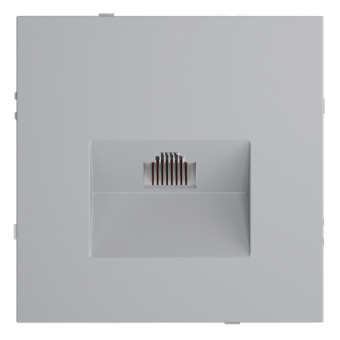Розетка компьютерная VOLTUM S70, RJ45 кат.6, серый Розетка компьютерная VOLTUM S70, RJ45 кат.6, серый