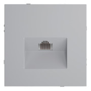 Розетка компьютерная  VOLTUM S70,  RJ45 кат.6, серый