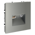 Розетка телевизионная встраиваемая VOLTUM S70 TV+RJ45 кат. 6, (сталь), VLS060705
