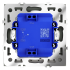 Выключатель  VOLTUM S70,  1-клавишный с подсветкой 10А, графит, VLS010207