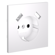 Накладка для розетки с заземлением и защитными шторками, с USB A+A, S70 (белый матовый), VLS000902 Накладка для розетки с заземлением и защитными шторками, с USB A+A, S70 (белый матовый), VLS000902