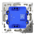 Выключатель  VOLTUM S70,  1-клавишный с подсветкой 10А, шелк, VLS010204