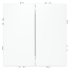 Выключатель VOLTUM S70, 2-клавишный 10А, белый матовый, VLS020102 Выключатель VOLTUM S70, 2-клавишный 10А, белый матовый, VLS020102