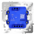 Проходной переключатель  VOLTUM S70,  1-клавишный с подсветкой 10А, кашемир, VLS010403