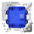 Выключатель  VOLTUM S70,  2-клавишный с подсветкой 10А, белый матовый, VLS020202