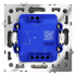 Проходной переключатель  VOLTUM S70,  1-клавишный с подсветкой 10А, титан, VLS010406
