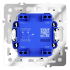 Выключатель  VOLTUM S70,  2-клавишный с подсветкой 10А, кашемир, VLS020203