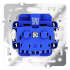 Розетка VOLTUM S70, с заземлением 16А, кашемир, VLS040103 Розетка VOLTUM S70, с заземлением 16А, кашемир, VLS040103