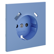 Накладка для розетки с заземлением и защитными шторками, с USB A+C, S70 (деним), VLS001015 Накладка для розетки с заземлением и защитными шторками, с USB A+C, S70 (деним), VLS001015