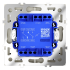 Проходной переключатель  VOLTUM S70,  2-клавишный 10А, сталь, VLS020305