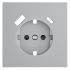 Накладка для розетки с заземлением и защитными шторками, с USB A+C, S70 (серый), VLS001016 Накладка для розетки с заземлением и защитными шторками, с USB A+C, S70 (серый), VLS001016
