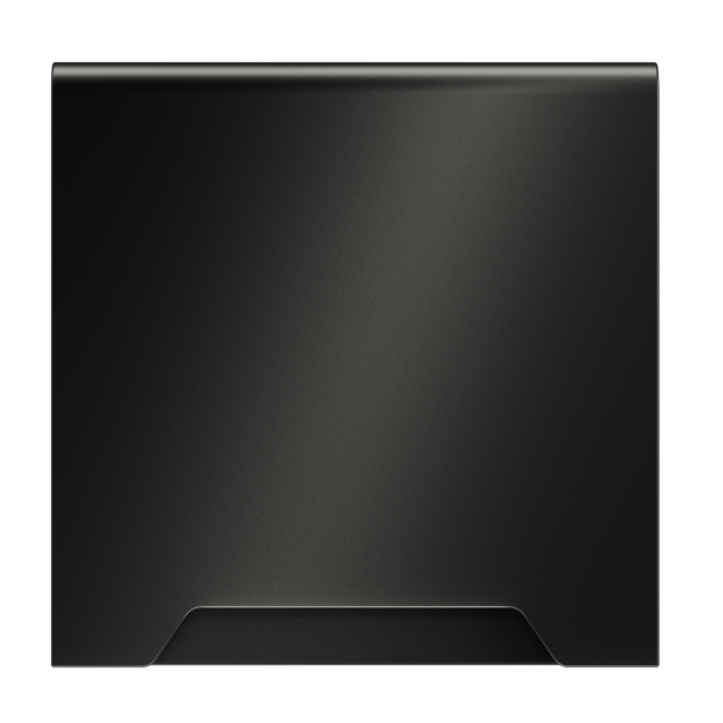 Накладка для розетки с заземлением, защитными шторками и крышкой, S70 Metal (антрацит), VLSM000812
