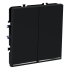 Проходной переключатель  VOLTUM S70,  2-клавишный с подсветкой 10А, графит, VLS020407