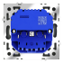 Розетка  VOLTUM S70,  с заземлением и защитными шторками, 16А, с USB, A+A, графит, VLS040407