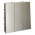 Выключатель  VOLTUM S70,  3-клавишный 10А, шелк, VLS030104