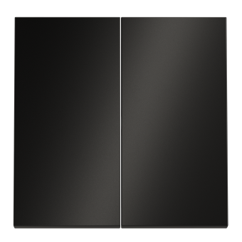 Клавиши для выключателя/переключателя двухклавишного, S70 Metal (антрацит), VLSM000312
