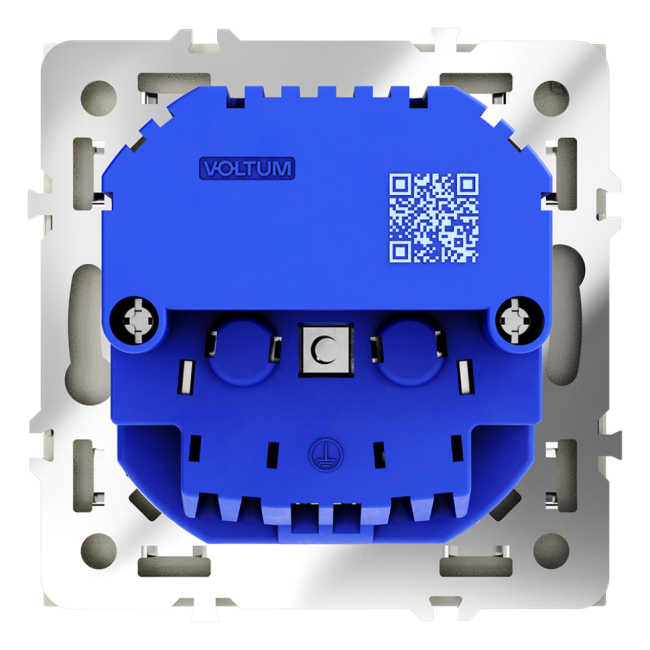 Розетка VOLTUM S70, с заземлением и защитными шторками, 16А, с USB, A+A, шелк, VLS040404 Розетка VOLTUM S70, с заземлением и защитными шторками, 16А, с USB, A+A, шелк, VLS040404
