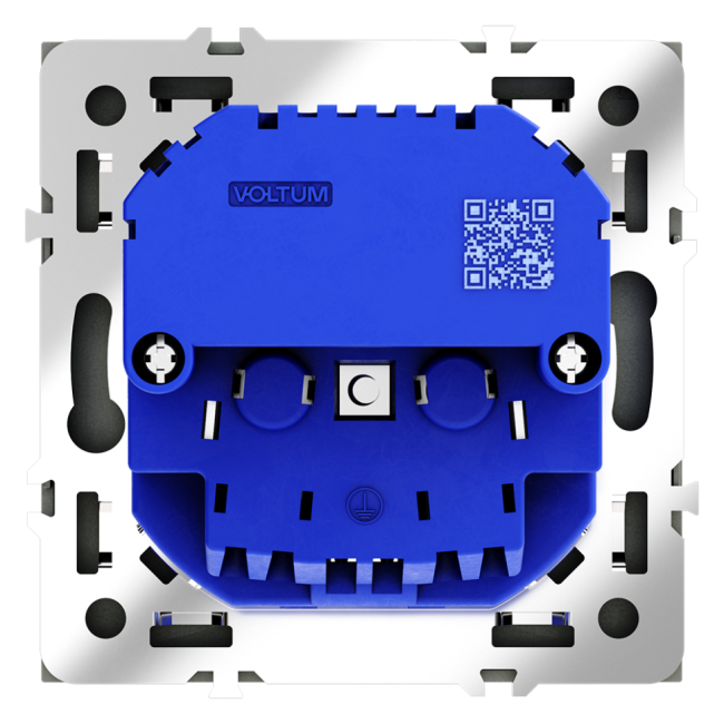 Розетка VOLTUM S70, с заземлением и защитными шторками, 16А, с USB, A+С, графит, VLS040507 Розетка VOLTUM S70, с заземлением и защитными шторками, 16А, с USB, A+С, графит, VLS040507
