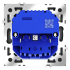 Розетка  VOLTUM S70,  с заземлением и защитными шторками, 16А, с USB, A+С, черный матовый, VLS040508