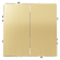 Перекрестный переключатель  VOLTUM S70,  2-клавишный 10А, латунь (металл)