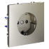 Розетка VOLTUM S70, с заземлением и защитными шторками, 16А, шелк, VLS040204 Розетка VOLTUM S70, с заземлением и защитными шторками, 16А, шелк, VLS040204