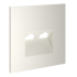 Накладка для розетки компьютерной двойной RJ45+RJ45 кат.6, S70 (хлопок), VLS001413