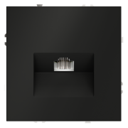 Розетка компьютерная  VOLTUM S70,  RJ45 кат.6, черный матовый, VLS060108