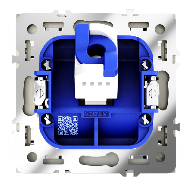 Розетка компьютерная  VOLTUM S70,  RJ45 кат.6, шелк, VLS060104