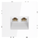 Розетка компьютерная  VOLTUM S70,  двойная RJ45+RJ45 кат.6, белый глянцевый, VLS060201