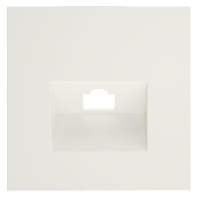 Накладка для розетки компьютерной RJ45 кат.6, S70 (хлопок), VLS001313