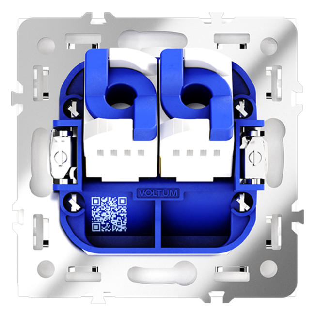 Розетка компьютерная VOLTUM S70, двойная RJ45+RJ45 кат.6, белый матовый, VLS060202 Розетка компьютерная VOLTUM S70, двойная RJ45+RJ45 кат.6, белый матовый, VLS060202