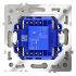 Перекрестный переключатель  VOLTUM S70,  1-клавишный 10А, сталь, VLS010505