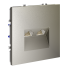 Розетка компьютерная  VOLTUM S70,  двойная RJ45+RJ45 кат.6, шелк, VLS060204
