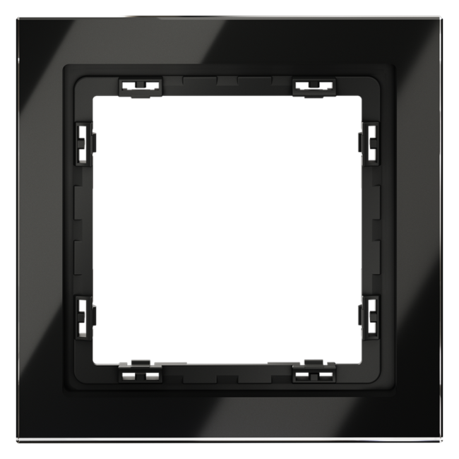 Рамка стеклянная VOLTUM S70, на 1 пост, черный,стекло, VLS110108 Рамка стеклянная VOLTUM S70, на 1 пост, черный,стекло, VLS110108